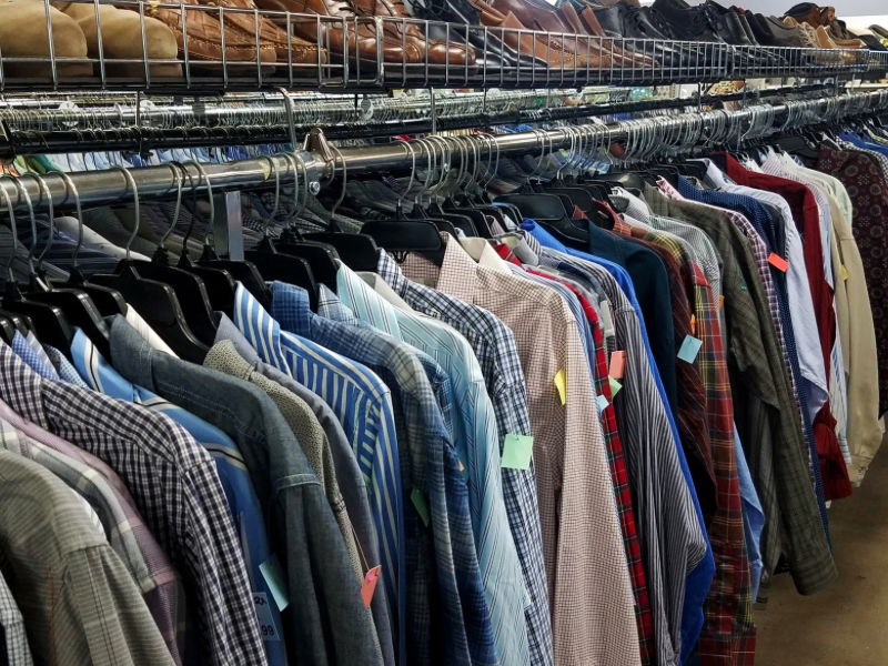 Interior of SEAC Thrift Store
